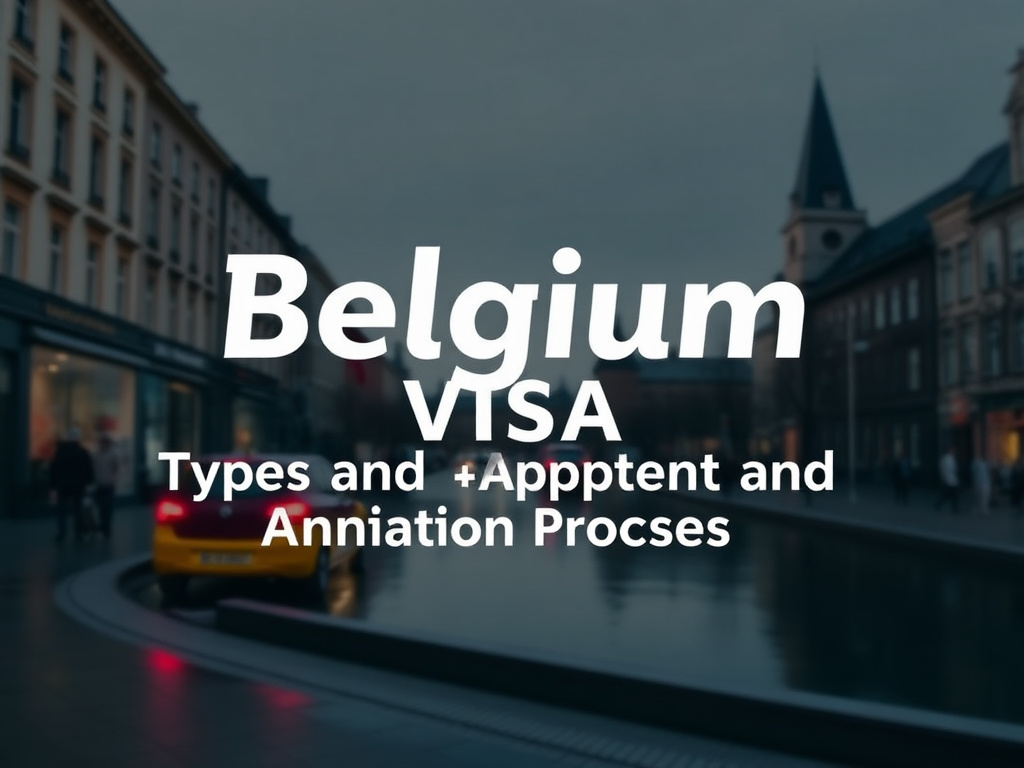 Belgium Transit Visa Types and Application Processes