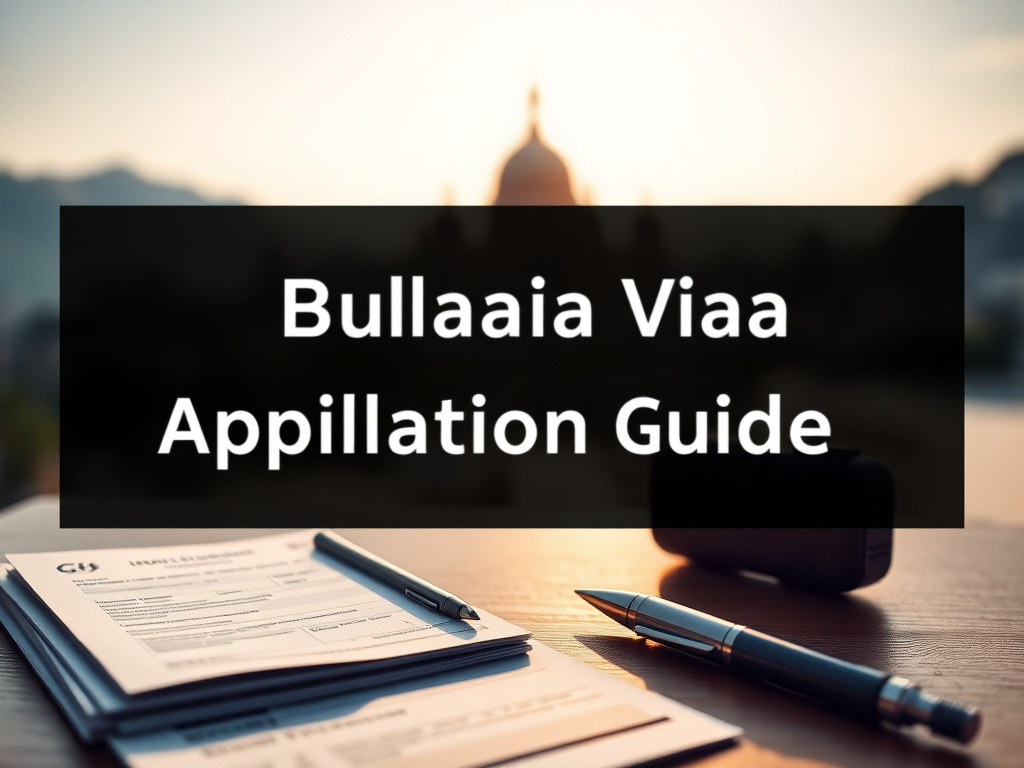 Bulgaria Visa Application Form Filling Guide