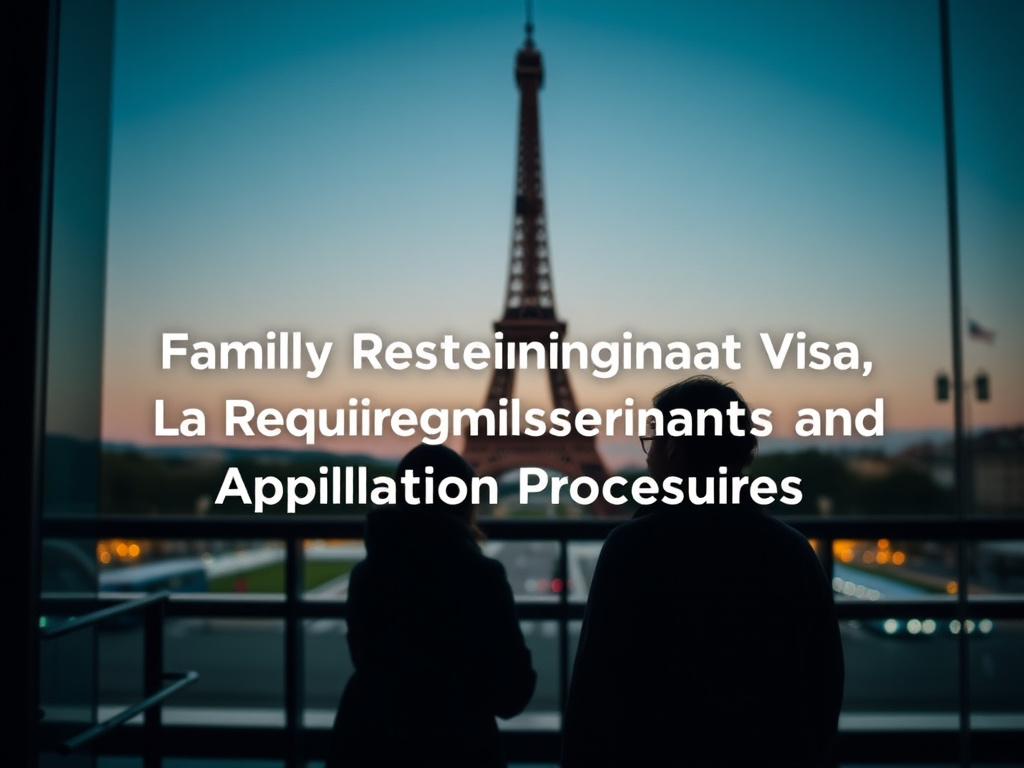 France Family Reunification Visa Requirements and Application Procedures