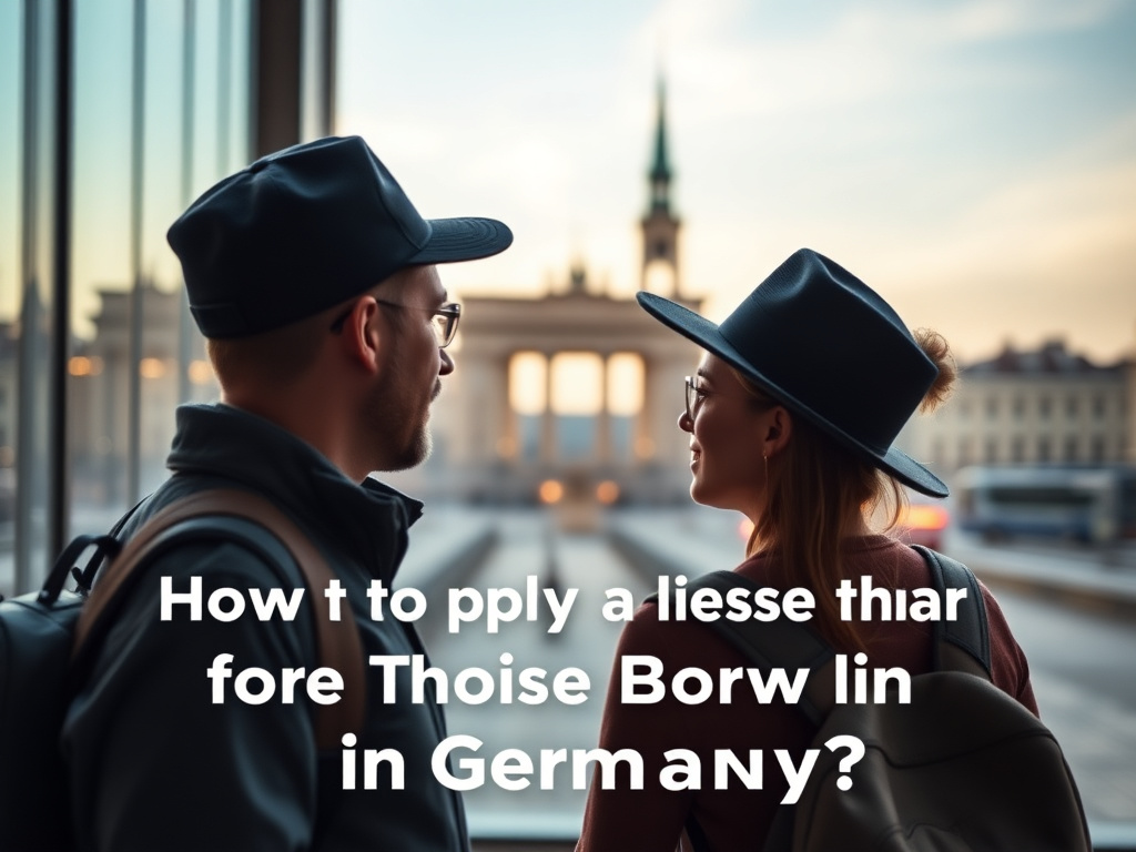 How to Apply for a Visa for Those Born in Germany?