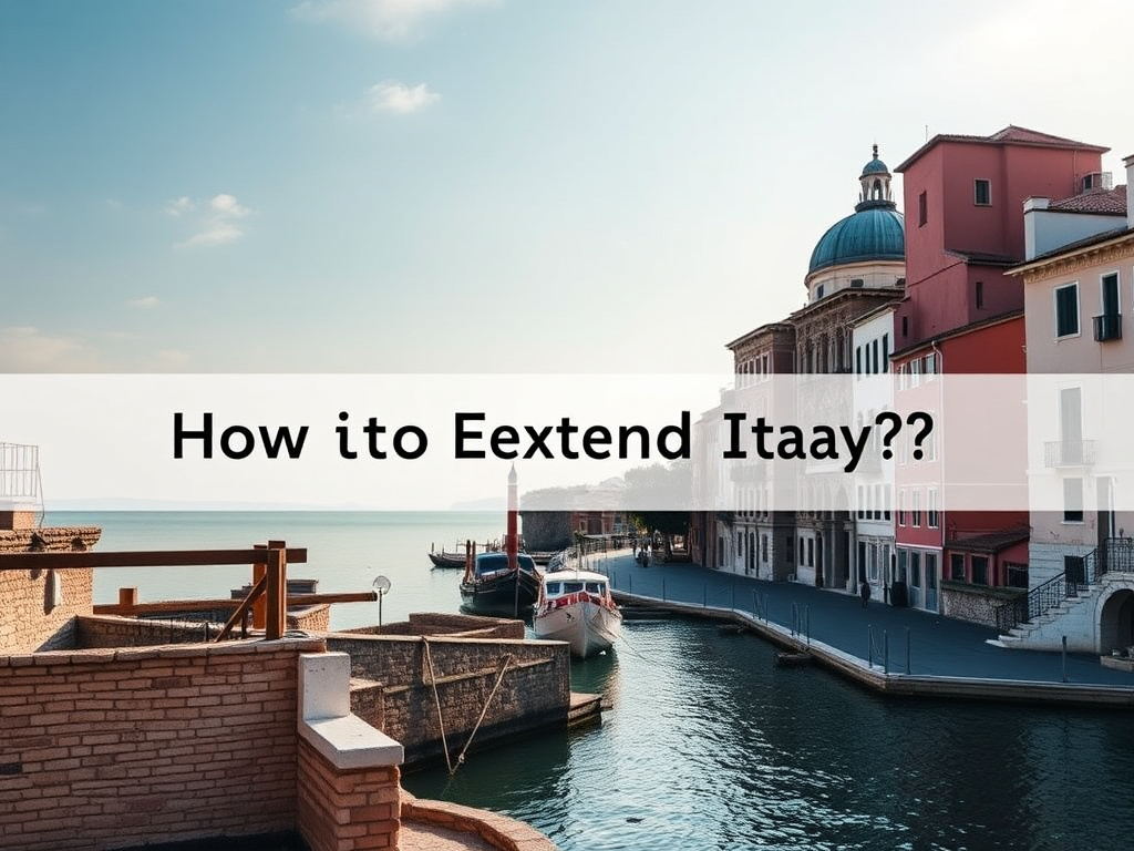 How to Extend Your Italy Visa?