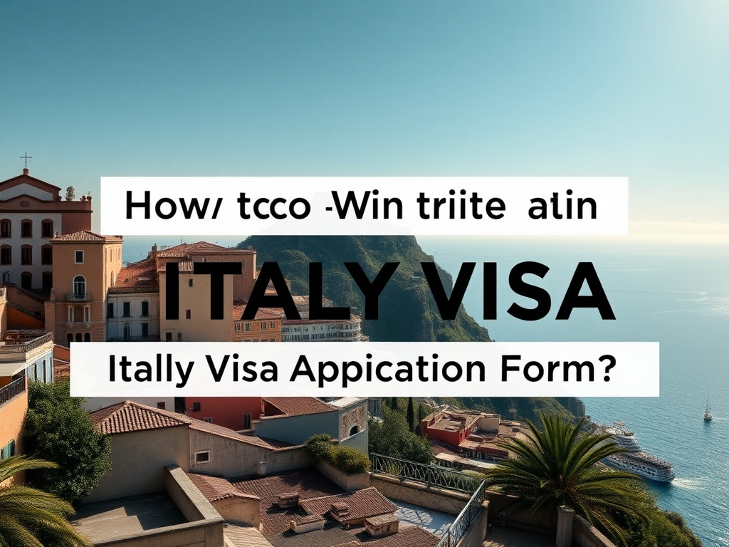 How to Write an Italy Visa Application Form?