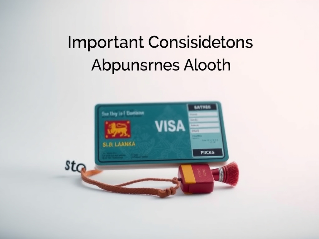 Important Considerations About First Entry Visa for Sri Lankan Residence Permit