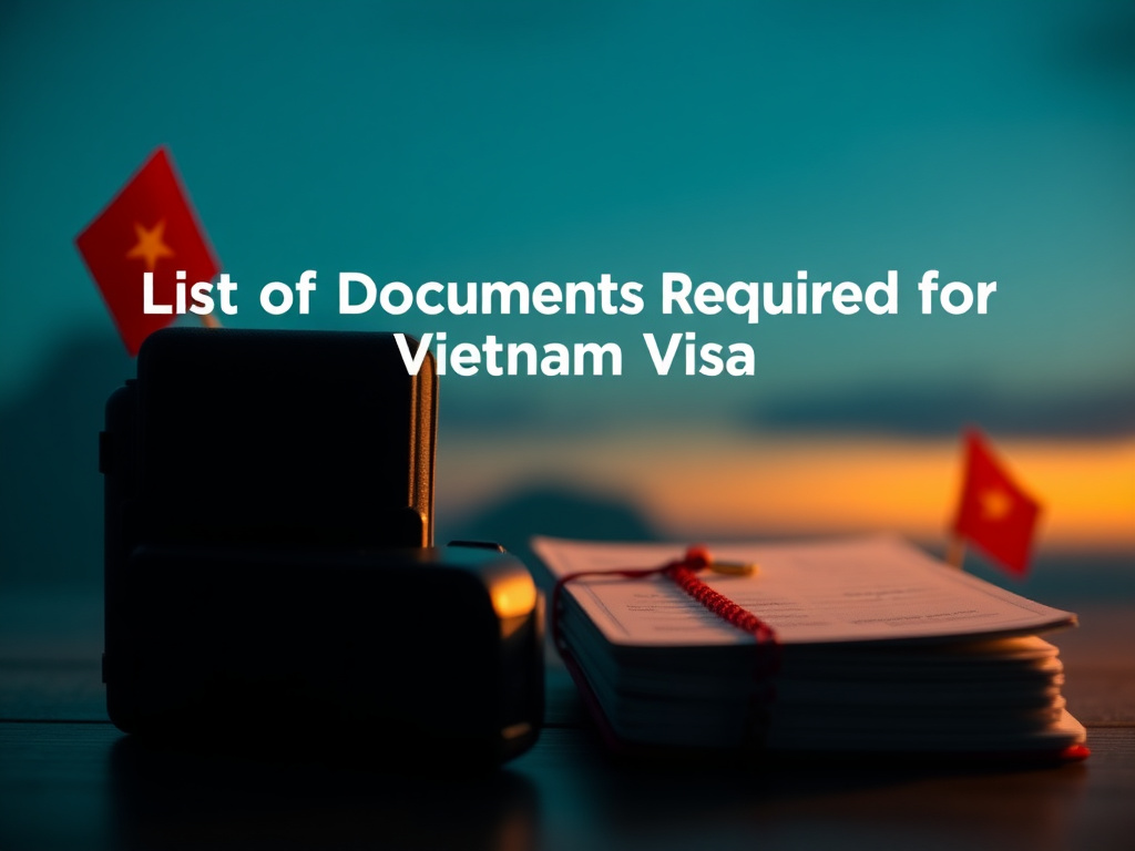 List of Documents Required for Vietnam Visa