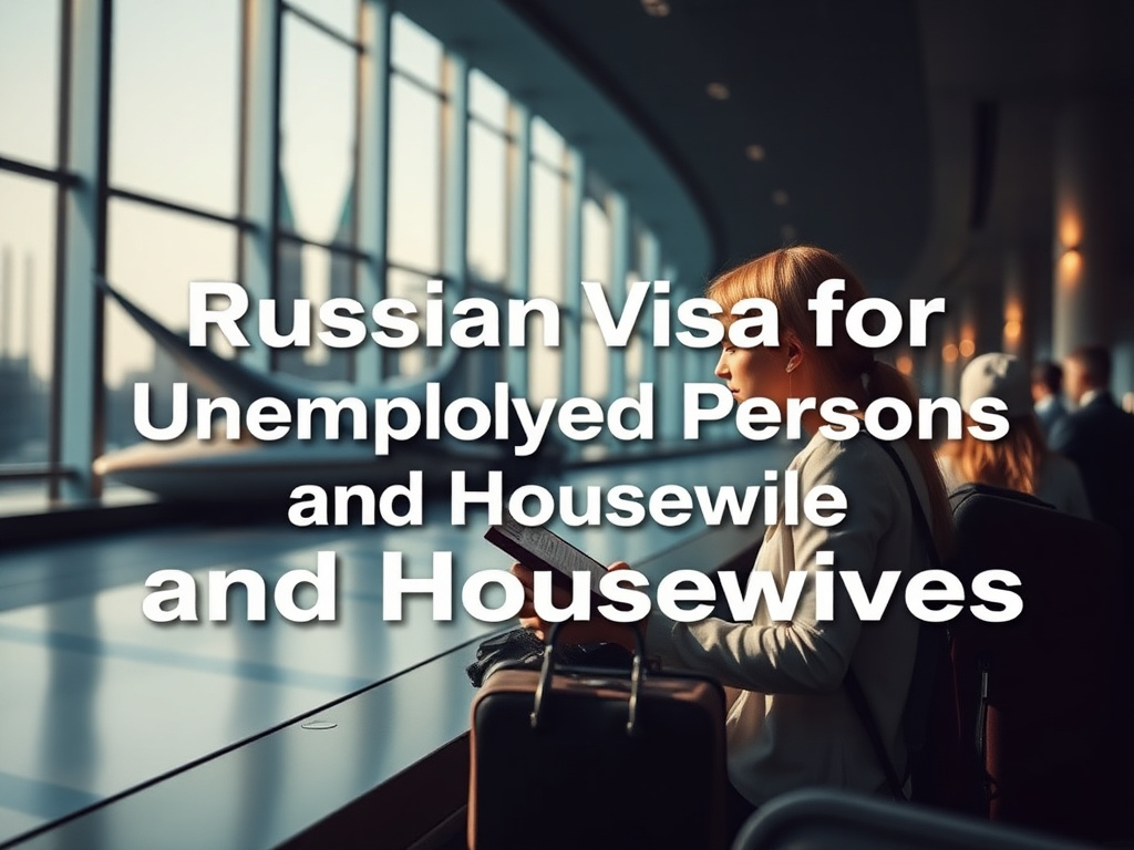 Russian Visa for Unemployed Persons and Housewives