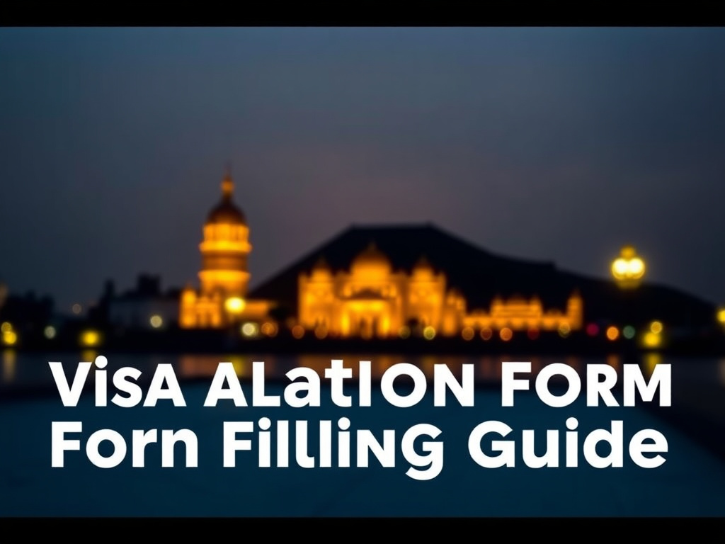 Sri Lanka Visa Application Form Filling Guide