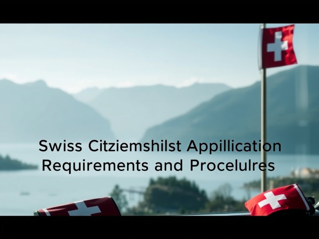 Swiss Citizenship Application Requirements and Procedures