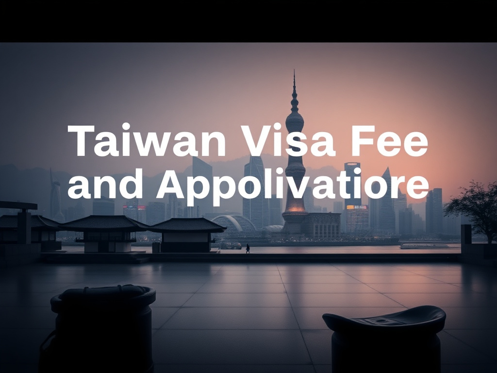 Taiwan Visa Fee and Application Expenses