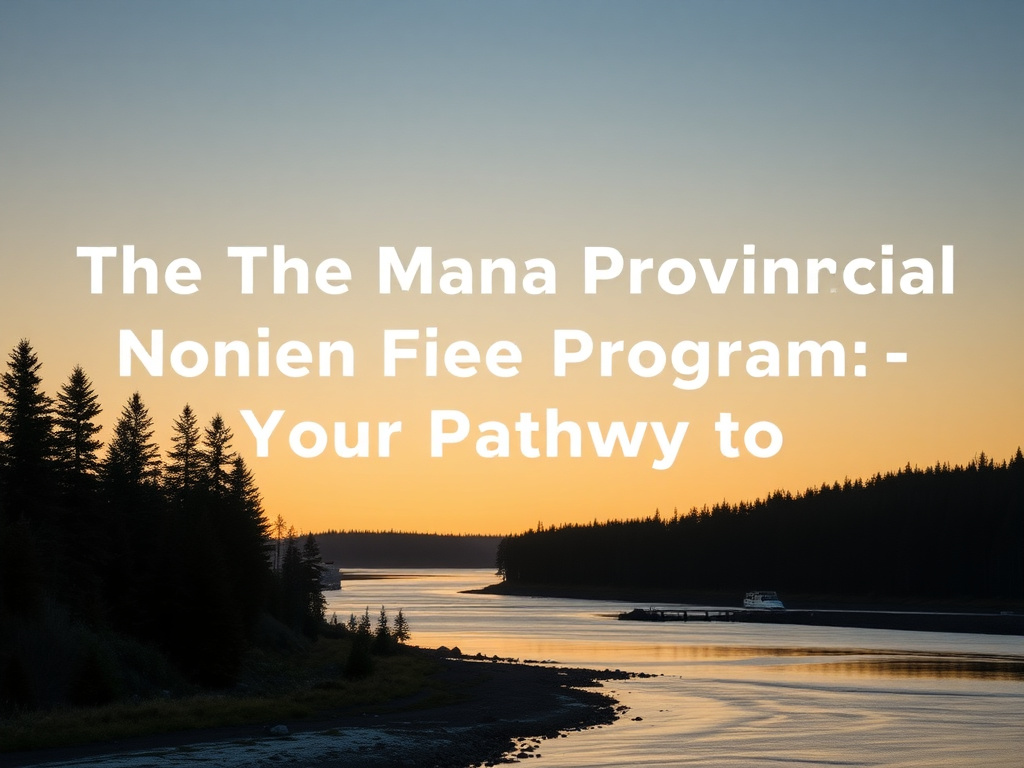 The Manitoba Provincial Nominee Program: Your Pathway to Canadian Residency&nbsp;