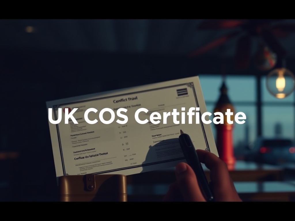 UK COS Certificate
