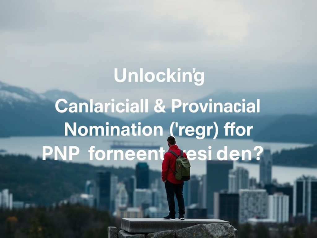 Unlocking Canada's Provincial Nomination Program (PNP) for Permanent Residence