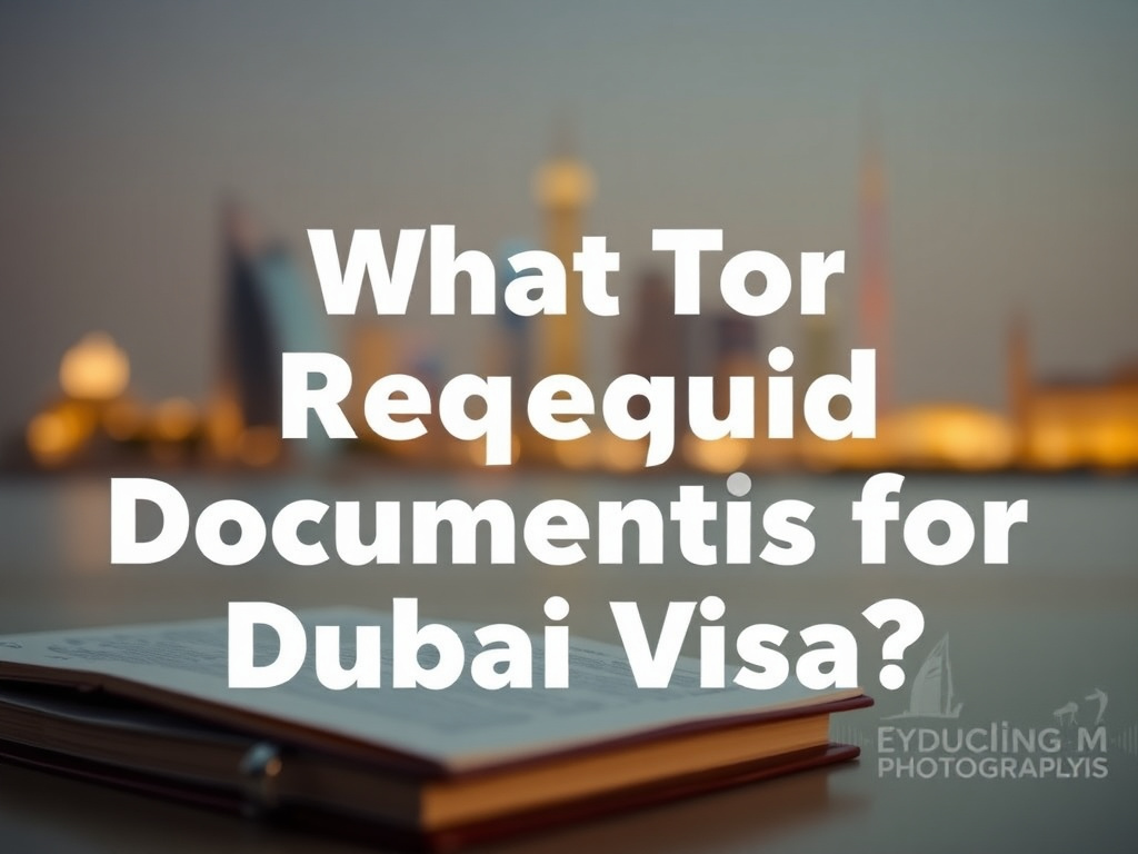 What are the Required Documents for Dubai Visa?