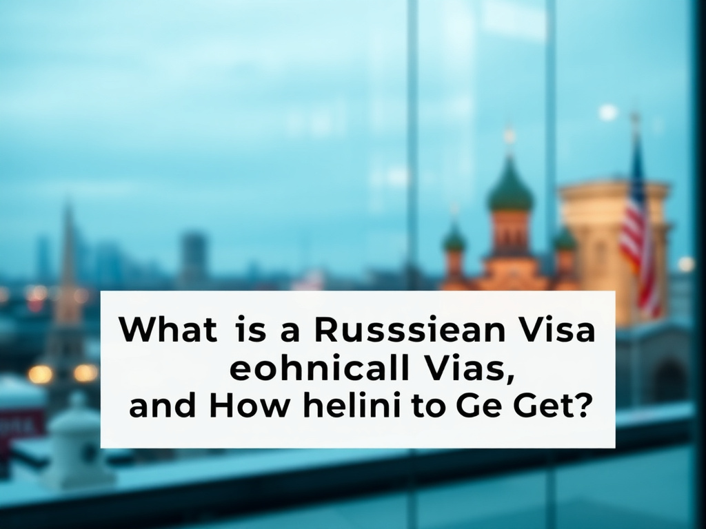 What is a Russian Technical Visa and How to Get It?