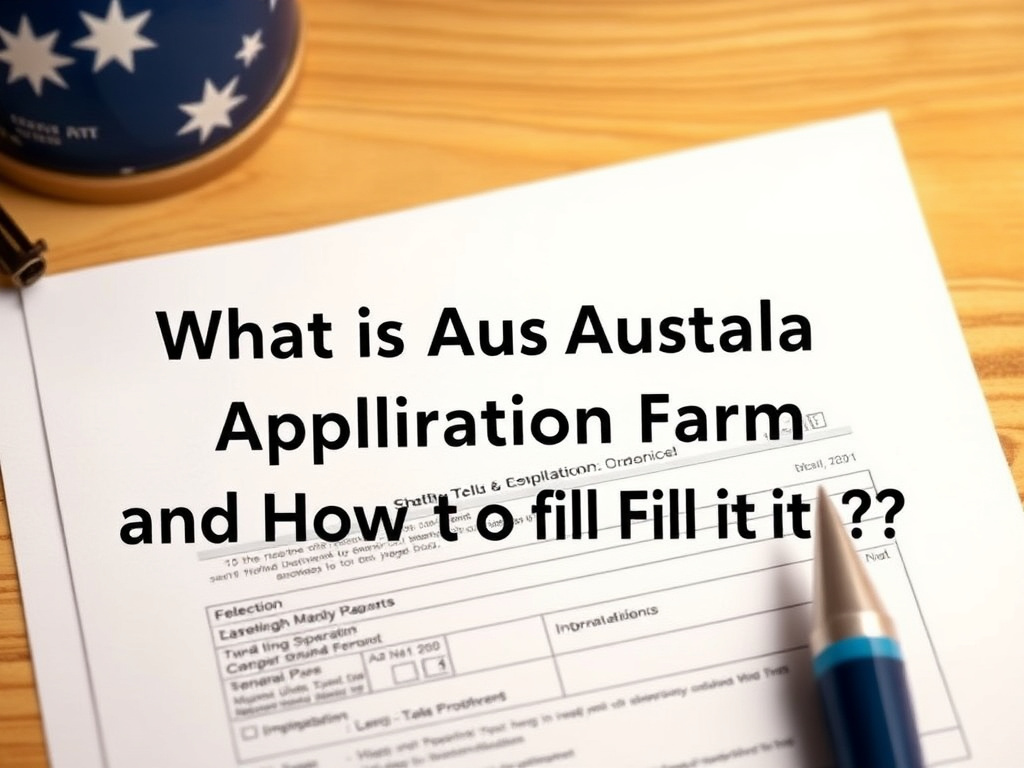 What is the Australian Visa Application Form and How to Fill It Out?